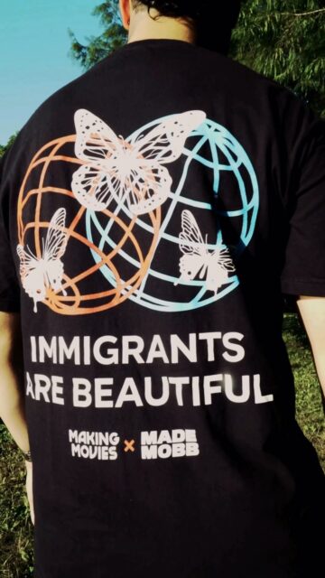 2026 @celebrateamerikana_ merch by @oddities_prints @mademobb @seenmerch 

25% of proceeds from all Immigrants are Beautiful merch supports @eyeofanimmigrant 

promo vid by @exodusvisual